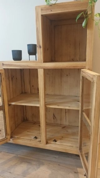 Mueble industrial madera maciza