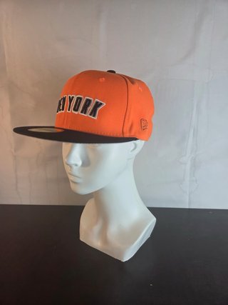 Gorra New Era New York Naranja y Negra
