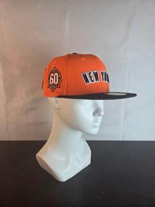 Gorra New Era New York Naranja y Negra