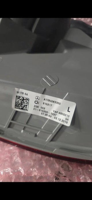 Piloto Trasero Izquierdo Mercedes Clase A W176