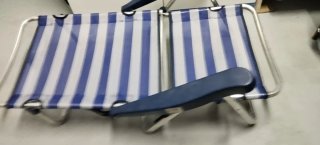 Silla de Playa Aluminio Plegable Brazos