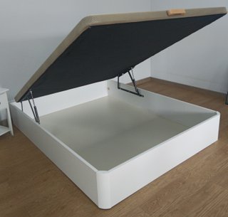 Cama· Con Amplio Arcón, Blanco, Cómoda.¡EN REBAJA!