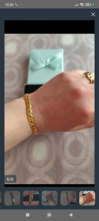 Pulsera Oro 18k liminado