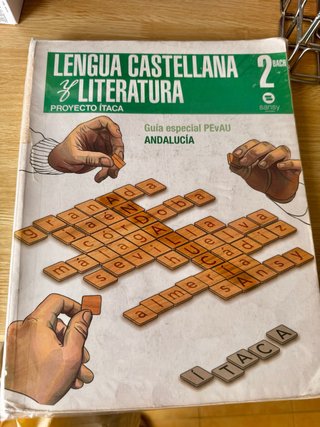 Libro lengua Castellana y Literatura sansy 2 Bach