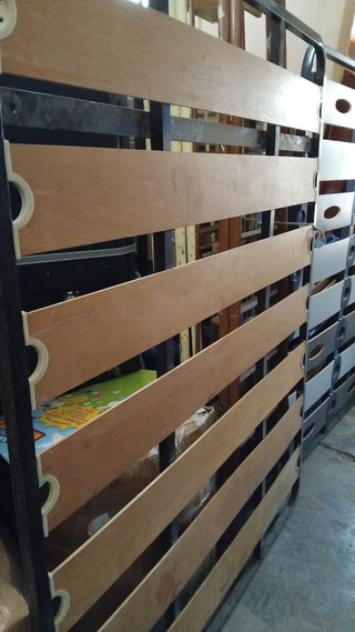 Somier metálico y de madera