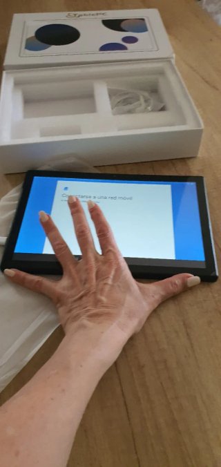 Tablet Snapdragon Negra y Multicolor