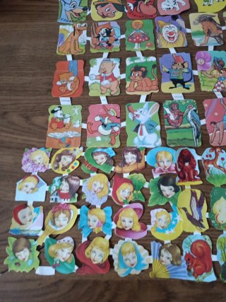 Lote de Láminas cromos grandes y medianos