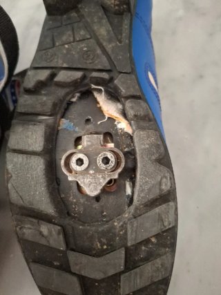 Zapatos de ciclismo azules talla 43