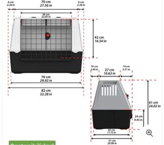 Transportín para Perro Ferplast Atlas Car 80