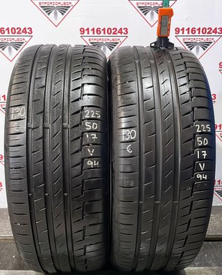 225 50 17 V CONTINENTAL RUEDA AL 90% VIDA UTIL
