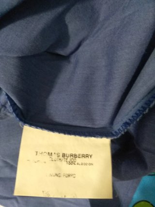 Camisa Thomas Burberry Azul