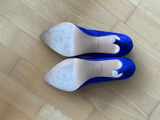 Zapatos de tacón Lodi azul. Un solo uso