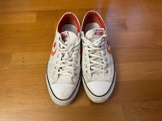 Zapatillas Converse Star Blanco Naranja