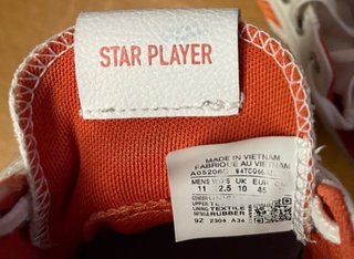 Zapatillas Converse Star Blanco Naranja