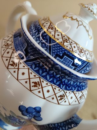 Cafetera Porcelana Inglesa Booths Real Old Willow