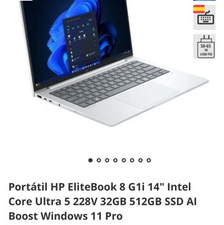 Portátil HP EliteBook 8 G1i 14 Intel Core Ultra 5