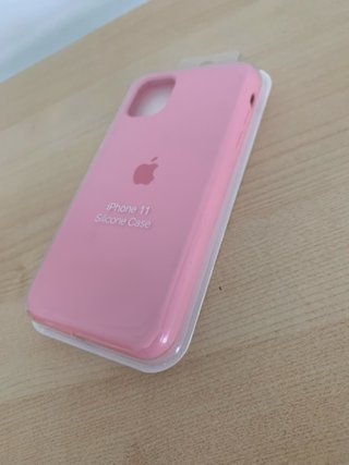 Funda iPhone 11 Rosa Silicona