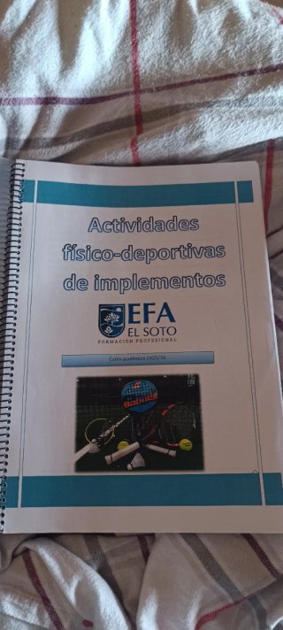 Actividades fisico-deportivas de implementos