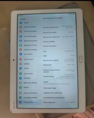 Tablet Huawei Blanca