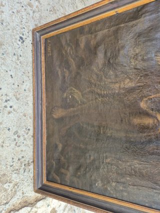 Óleo antiguo firmado