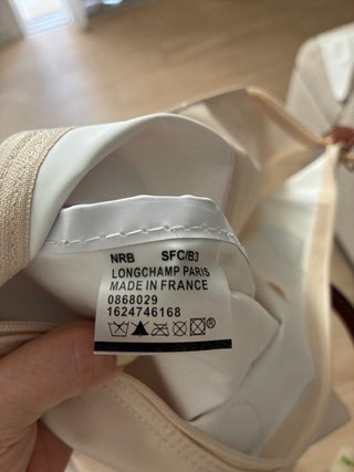 Bolso Longchamp Beige y Marrón