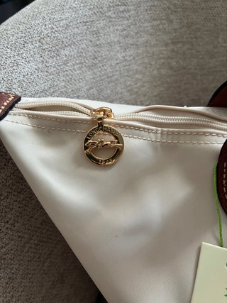 Bolso Longchamp Beige y Marrón