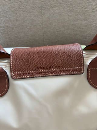Bolso Longchamp Beige y Marrón