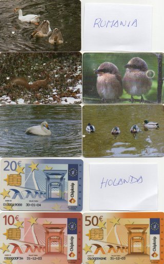Lote 72 (añadidas 11 más) tarjetas extr./españolas