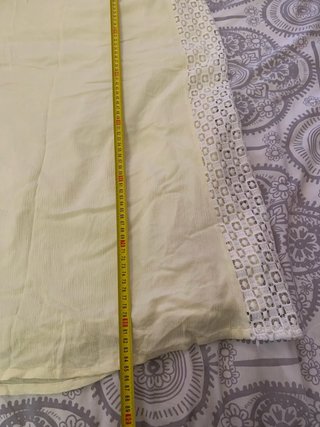 Falda Zara Amarilla con Encaje laterales