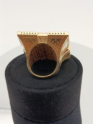 Anillo Medusa Oro y Diamantes