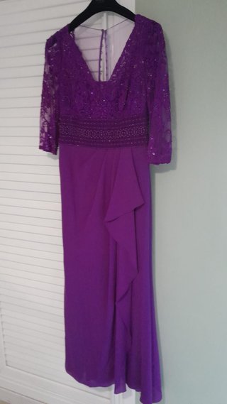 Vestido Rosa Clará Ceremonia Morado