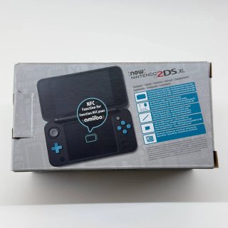 New Nintendo 2DS XL Console Blu Nero Completa Scat