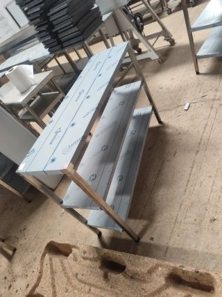 ESTANTERÍA ACERO COCINA 1.2 M MIRA MI PERFIL