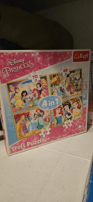 Puzzle Disney Princess Trefl 4 en 1