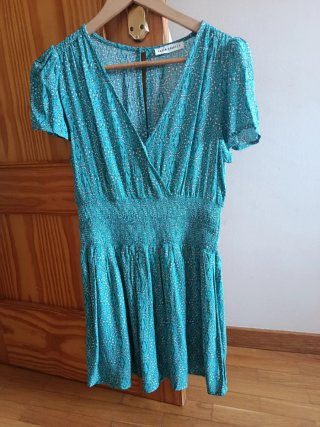 Vestido corto estampado GREEN COAST Talla S