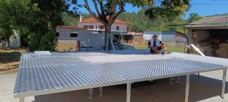 Remolque escenario móvil tarima