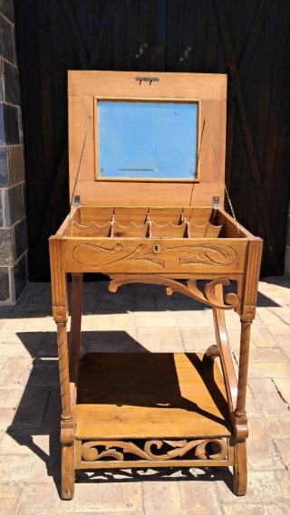 Mueble mesa costurero vintage table à ouvrage