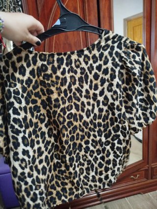 Camisa Leopardo Talla M de shein