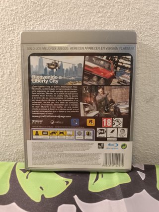 Grand Theft Auto IV PS3 Platinum