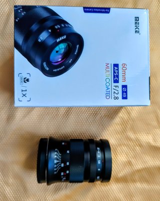 Objetivo Meike 60mm para mico 4/3