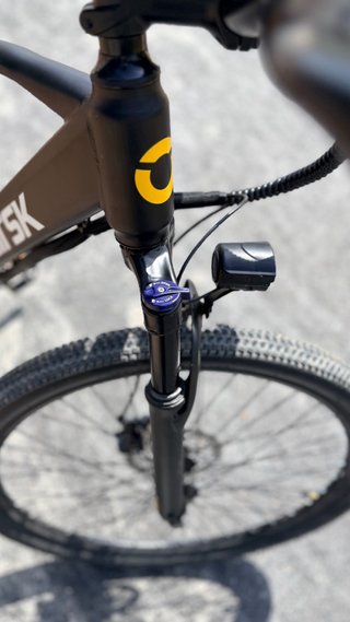 Bicicleta Eléctrica Negra como nueva