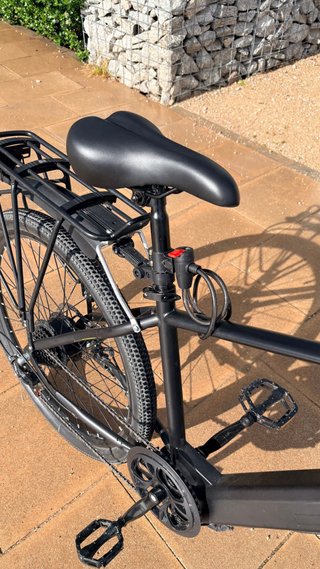 Bicicleta Eléctrica Negra como nueva