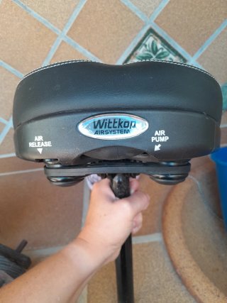 Sillín Wittkop Air System Negro