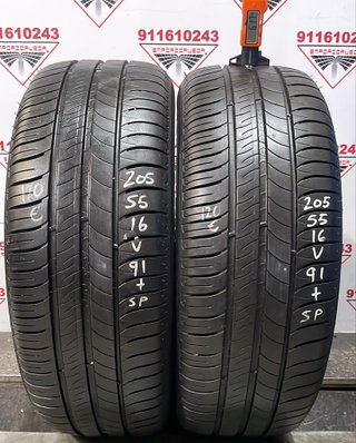 205 55 16 V MICHELIN RUEDA AL 90% VIDA UTIL