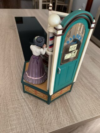 Caja de música barbería vintage