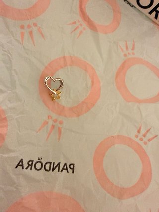 Charm de Corazón y Estrella Pandora