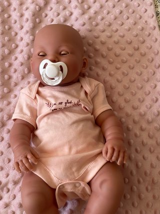 Carro de muñecas con bebe realista Antonio Juan