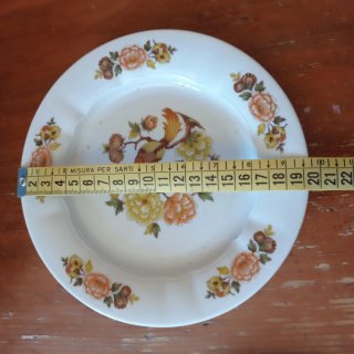 Set 2 Piatti Bavaria Uccelli Fiori