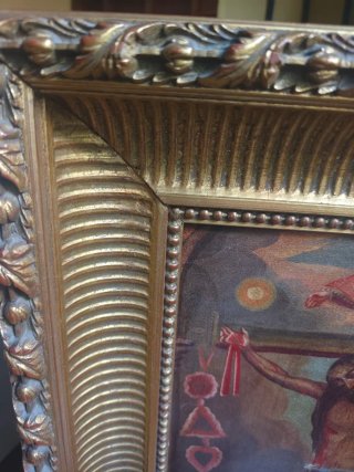 Pintura Religiosa Cristo Crucificado