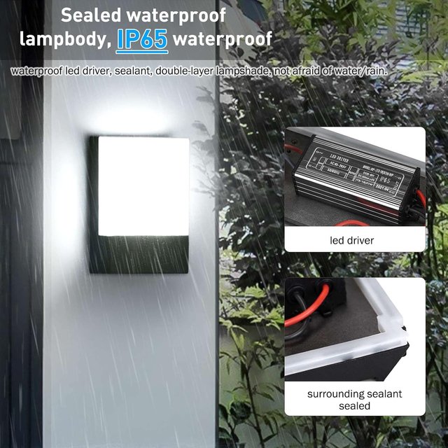 Lámpara Aplique Pared Exterior LED 18W IP65